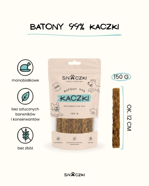 Batony 99% kaczki 150g