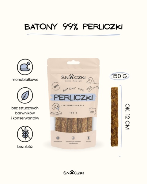 Batony 99% perliczki 150g
