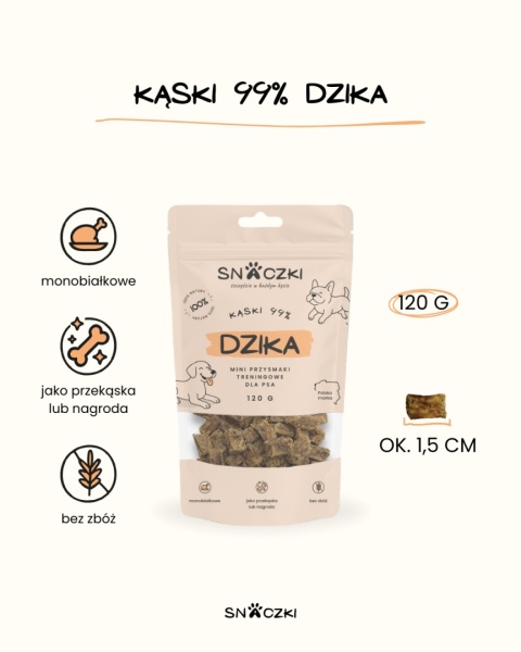 Kąski 99% dzika 120g