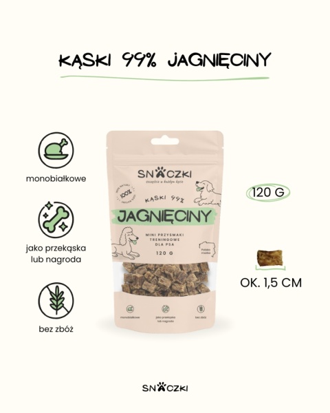 Kąski 99% jagnięciny 120g