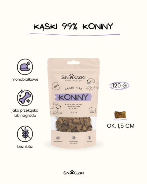 Kąski 99% koniny 120g