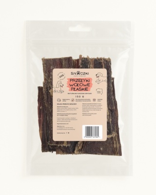 Przełyki wołowe płaskie 150g